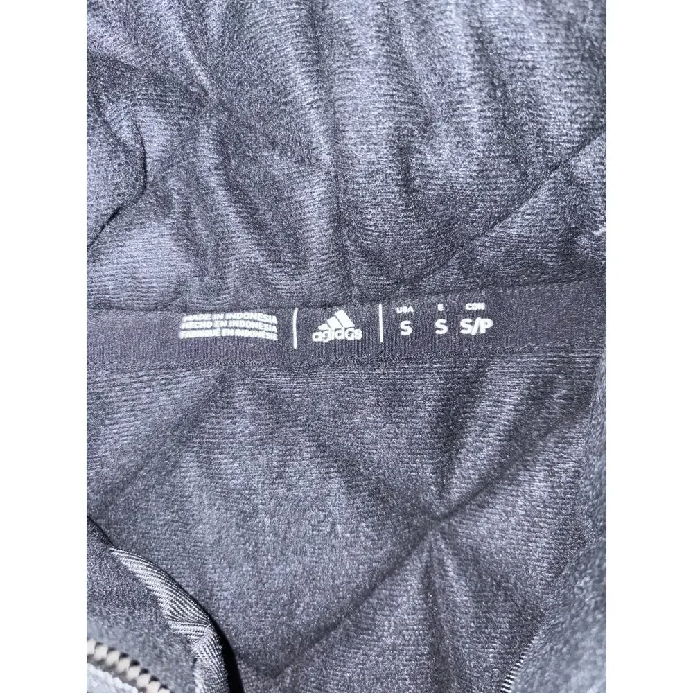 Los Angeles Kings Adidas NHL Puffer Jacket Mens S‎ Full Zip Dark Gray Climaproof